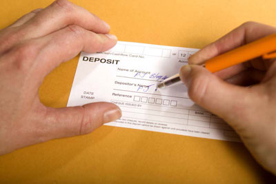 deposit journal bank payment entry details record money deposited bulksms account his deposits